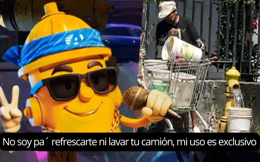 Hombre abre grifo para llenar baldes en Valdivia y genera repudio en redes sociales